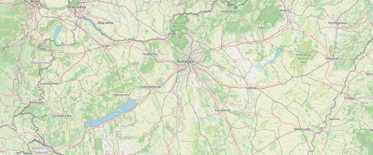 Az EVX helyszíni kiszállási területei Magyarország térképén: Budapest, Pest vármegye, Tatabánya, Székesfehérvár és Kecskemét környéke